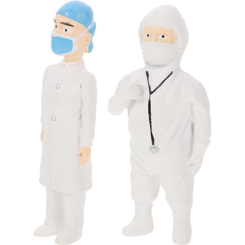 JOINPAYA Realistische Arzt Puppen 2 Stücke Mini Menschen Miniatur Menschen Figuren Für Kind Spielen JOINPAYA Realistische Arzt Puppen 2 Stücke Mini Menschen Miniatur Menschen Figuren Für Kind Spielen von JOINPAYA