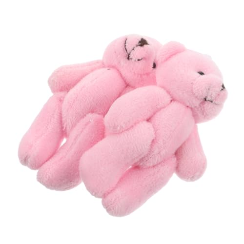 JOINPAYA 2 Stück Plüschbärenpuppen Für Schnullerhäuser Realistische Mini-kuscheltiere Spielzeugbären-Set Weiche Plüsch-minibären Für Kinder Spieldekorationen von JOINPAYA