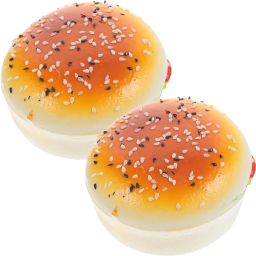 JOINPAYA 2 Stücke Gefälschte Burger Pu Simulation Burger Kit Lebensmittel Prop Küche Requisiten Für Hause JOINPAYA 2 Stücke Gefälschte Burger Pu Simulation Burger Kit Lebensmittel Prop Küche Requisiten Für Hause von JOINPAYA