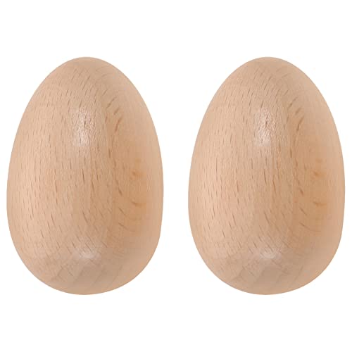 JOINPAYA 2 Stück Musikspielzeug-Eier Für Kinder Baby-Shaker Aus Holz Perfekte Musikinstrumente Für Kleinkinder Partyzubehör JOINPAYA 2 Stück Musikspielzeug-Eier Für Kinder Baby-Shaker Aus Holz Perfekte Musikinstrumente Für Kleinkinder Partyzubehör von JOINPAYA