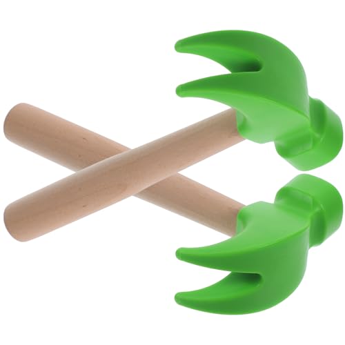 JOINPAYA 2st Spielzeughammer Für Spiele Hammerspielzeug Für Gefälschter Hammer Hammerspielzeug Lustige Spielsachen Kleiner Schlaghammer Holz Green von JOINPAYA