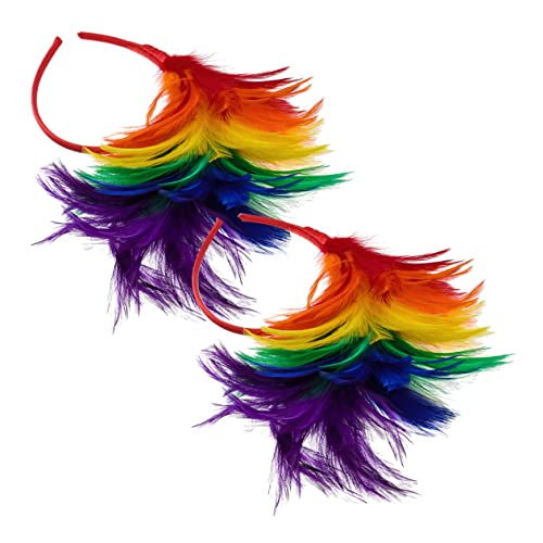 JOINPAYA 2stücke Bunte Federhaarbänder Halloween Haaraccessoires Kopfbedeckung Für Partys Und Fotografie Festliche Haarschmuck Für JOINPAYA 2stücke Bunte Federhaarbänder Halloween Haaraccessoires Kopfbedeckung Für Partys Und Fotografie Festliche Haarschmuck Für von JOINPAYA