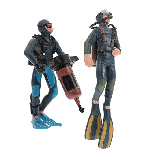 JOINPAYA 2stücke Taucherfigur Aus PVC Taucherdekoration Landschaftsornament Unterwasser-forscherpuppe Simuliertes Taucher-Modell Mit Pädagogisches Spielzeug Für Junge Mädchen JOINPAYA 2stücke Taucherfigur Aus PVC Taucherdekoration Landschaftsornament Unterwasser-forscherpuppe Simuliertes Taucher-Modell Mit Pädagogisches Spielzeug Für Junge Mädchen von JOINPAYA