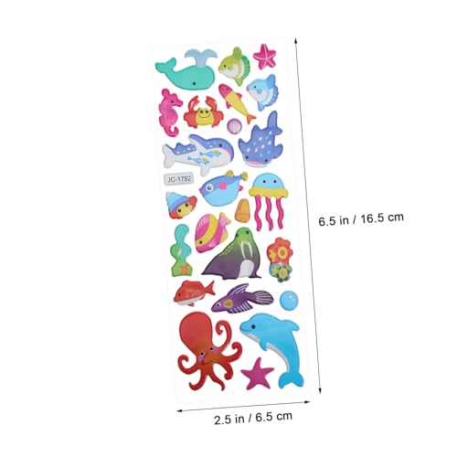 JOINPAYA 3 Blätter Cartoon Sticker mit Fahrzeug und Tiermotiven Bunte Aufkleber für Kühlschrank Laptop Handy Vielseitig Verwendbar Papiermaterial Kindgerecht Lustige Dekoration von JOINPAYA