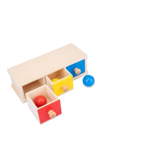 JOINPAYA Lernspielzeug-Set Runde Schublade Für Jungen Und Mädchen 3 Abschnitte Hand-Auge-koordination Frühe Lernhilfe von JOINPAYA