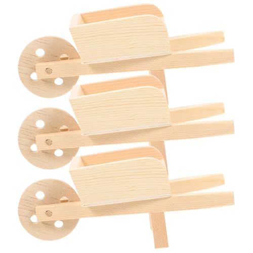 JOINPAYA 3 STK Mini-Kinderwagen für den einzug für hühner geburtstagsmitgebsl spielsachen schubkarre Minikarrenkarren Minikarren- Holz JOINPAYA 3 STK Mini-Kinderwagen für den einzug für hühner geburtstagsmitgebsl spielsachen schubkarre Minikarrenkarren Minikarren- Holz von JOINPAYA