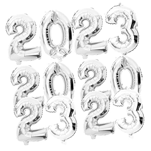 JOINPAYA 3 Sätze Aluminium Folienballons Zahlen für Neujahrsfeiern Hochzeiten und Partys Silber Partybedarf für Unvergessliche Anlässe JOINPAYA 3 Sätze Aluminium Folienballons Zahlen für Neujahrsfeiern Hochzeiten und Partys Silber Partybedarf für Unvergessliche Anlässe von JOINPAYA