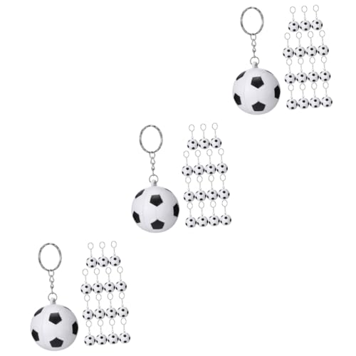 JOINPAYA 3 Sätze Fußball Schlüsselanhänger Pu Fußball Anhänger Für Partygeschenke Diy Bastelzubehör Schlüsselbund Dekoration Für Sportliebhaber 15 Stücke * 3 JOINPAYA 3 Sätze Fußball Schlüsselanhänger Pu Fußball Anhänger Für Partygeschenke Diy Bastelzubehör Schlüsselbund Dekoration Für Sportliebhaber 15 Stücke * 3 von JOINPAYA