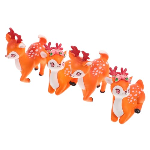 JOINPAYA 12stücke Teiliges Niedliche Desktop Reh Figuren Cartoon Deko Für Miniatur Landschaft Material Für Tisch Und Kabinettszenen Langlebig Und Einzigartig von JOINPAYA