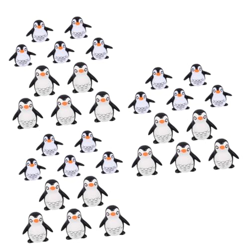 JOINPAYA 3 Sätze Teiliges Pinguin Figuren Ornament Kunstharz Für Puppenhaus Und Gartendekoration Als Kuchen Deko Und Lernspielzeug Für Langlebig Und Sicher 10 Stück * 3 von JOINPAYA