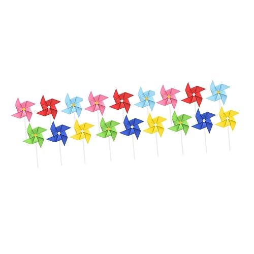 JOINPAYA 3 Sätze Windmühlenkarte Mehrere Multi Kleiner Kuchen Hantelständer Induktion Wasserkocher Fiesta Retro-blumentopf Kessel Neutrale Dekoration Schüsseln Wok Colorful Eva 18 Stück * 3 von JOINPAYA