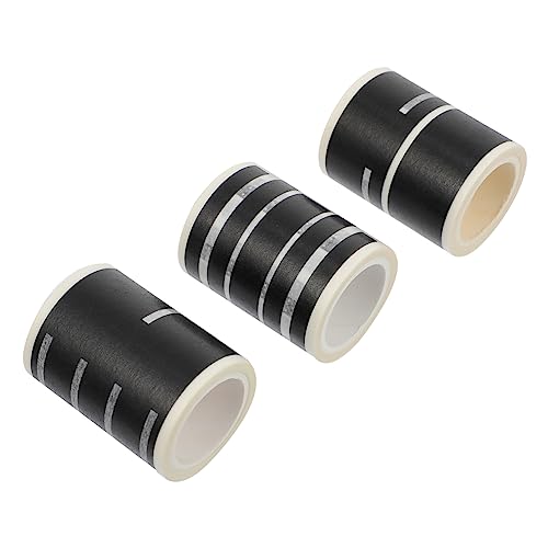 JOINPAYA 3 Stück Autobahnklebeband Washi-Tape-Aufkleber Flüsterpapier Schwarz JOINPAYA 3 Stück Autobahnklebeband Washi-Tape-Aufkleber Flüsterpapier Schwarz von JOINPAYA