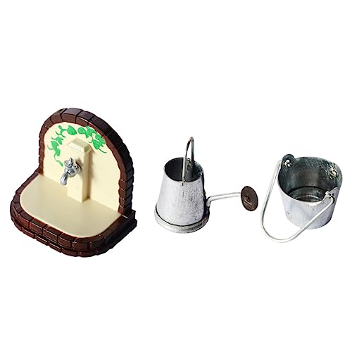 JOINPAYA 3 Stück Eimer Set Teiliges Puppenhaus Zubehör für Garten Dekoration Realistische Bewässerungskanne Modelle für Fotografie JOINPAYA 3 Stück Eimer Set Teiliges Puppenhaus Zubehör für Garten Dekoration Realistische Bewässerungskanne Modelle für Fotografie von JOINPAYA