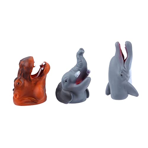 JOINPAYA Fingerpuppen Aus Kunststoff Mit Tiermotiv 3er-Set Fingerpuppen Für Kinder Weich Bequem Zur Bindung Zwischen Eltern Und von JOINPAYA