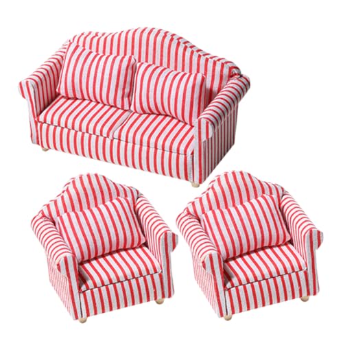 JOINPAYA 3 Stück Gestreiftes Mini-Sofa für kinderspielzeug Couch groß Miniature Decoration mini Sofa Miniatursofa -Couchmodell Miniatur-Sofa- Dorf Hu Tongmu Stripe JOINPAYA 3 Stück Gestreiftes Mini-Sofa für kinderspielzeug Couch groß Miniature Decoration mini Sofa Miniatursofa -Couchmodell Miniatur-Sofa- Dorf Hu Tongmu Stripe von JOINPAYA