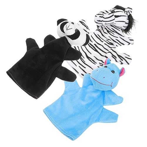 JOINPAYA 3 Stück Handpuppenspielzeug Tier Die Marionetten Puppen Für Kleinkinder Kinderspielzeug Puppen Für Erwachsene Puppentheater Hände Puppe Für Handpuppen Für Lernspielzeug Pp von JOINPAYA