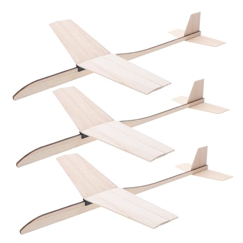 JOINPAYA 3 Stück Holzgleitermodell Flugzeughandwerk aus Holz Segelflugzeug Modellflugzeug aus Holz Handgefertigtes Spielzeugkit Farbmodell Bastelparty-Zubehör DIY-Flugzeugbausatz hölzern JOINPAYA 3 Stück Holzgleitermodell Flugzeughandwerk aus Holz Segelflugzeug Modellflugzeug aus Holz Handgefertigtes Spielzeugkit Farbmodell Bastelparty-Zubehör DIY-Flugzeugbausatz hölzern von JOINPAYA
