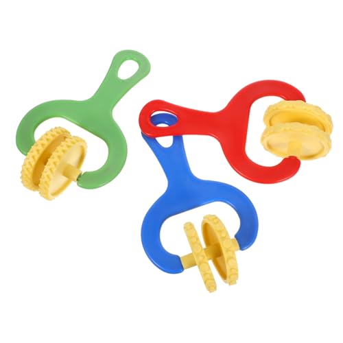 JOINPAYA 3 Stück Kinderform Lehmwalze Stamper Vorschulhandwerksvorräte Bastelset aus Ton Tonmodelliermusterwalzen Bastelrolle Lehm Rolling Stempel Tonspielzeug für Gummi von JOINPAYA
