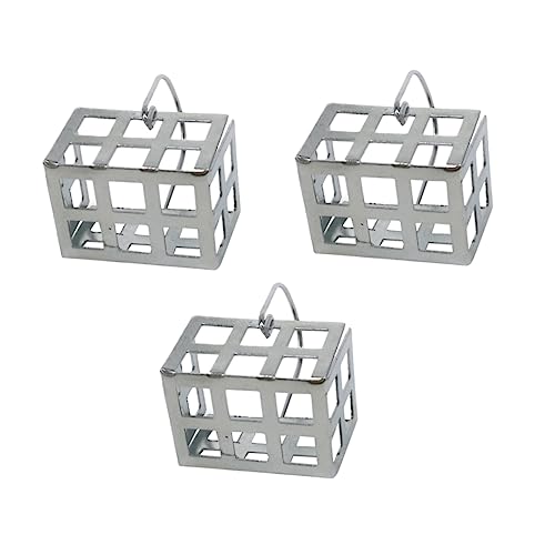 JOINPAYA 3stücke Mini Metal Basket Für Puppenhäuser Teiliges Für Kinderzimmer Dekoration Miniatur Möbel Und Spielzeug Aufbewahrung Design Für Spielzeug Und Wohnaccessoires von JOINPAYA