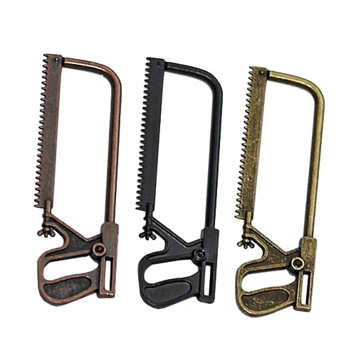 JOINPAYA Miniatursägen 3er-Pack Für Jungen Und Mädchen Realistische Dekorative Sägen Metalllegierung Robust Für Miniaturlandschaften von JOINPAYA