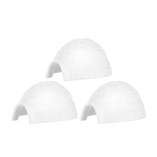 JOINPAYA 3 Stück Miniatur Eishaus Figuren Realistische Polarmodelle für Puppenhaus Dekoration Lernspielzeug Kreative Landschaft Gestaltung JOINPAYA 3 Stück Miniatur Eishaus Figuren Realistische Polarmodelle für Puppenhaus Dekoration Lernspielzeug Kreative Landschaft Gestaltung von JOINPAYA