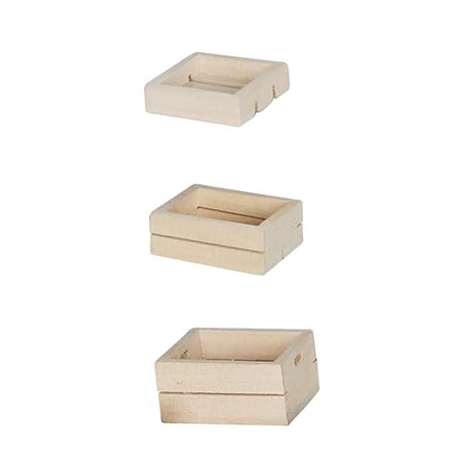 JOINPAYA 3 Stück Miniaturmöbel aus Teiliges DIY Puppenhaus Zubehör für Kreative und Gemüse Szenen Kinderfreundliches Design Langlebiges Material für Puppenstuben Deko von JOINPAYA