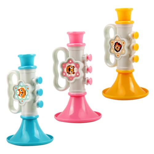 JOINPAYA 3 Stück Musikinstrumente Hornspielzeug Für Babymusikspielzeug Musikalische Horninstrumente Für Kleine Trompete Spielzeugtrompete Für Trompetenkinder Plastik JOINPAYA 3 Stück Musikinstrumente Hornspielzeug Für Babymusikspielzeug Musikalische Horninstrumente Für Kleine Trompete Spielzeugtrompete Für Trompetenkinder Plastik von JOINPAYA