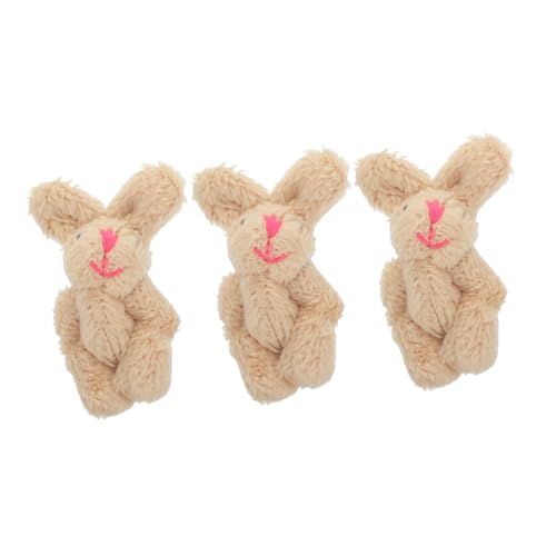 JOINPAYA 3 Stück Puppenhaus-Kaninchen- Kuscheltier Miniatur für Plüschhase sukkulenten Kleine Kaninchenstatuen für den Garten Mini-Hasenfigur im Querformat Khaki JOINPAYA 3 Stück Puppenhaus-Kaninchen- Kuscheltier Miniatur für Plüschhase sukkulenten Kleine Kaninchenstatuen für den Garten Mini-Hasenfigur im Querformat Khaki von JOINPAYA