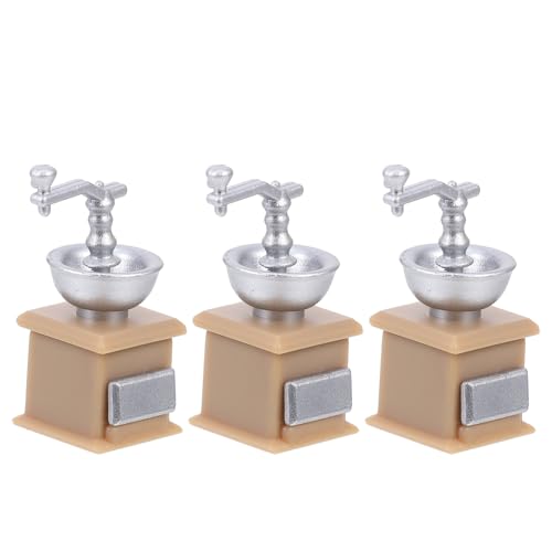 JOINPAYA 3pcs Miniatur Kaffee Miniatur Küchengeräte Für Puppenhaus Lieferungen Rolle-Spielzeug JOINPAYA 3pcs Miniatur Kaffee Miniatur Küchengeräte Für Puppenhaus Lieferungen Rolle-Spielzeug von JOINPAYA