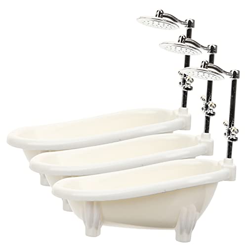 JOINPAYA 3 Stück Puppenpuppe Ever Toy Mini Badewannenmodell Mini Hauszubehör Puppenhausmöbel Puppenbadewanne Puppenmöbel Mini Möbelmodell Mini Badewanne Für Puppenhaus Kunststoff Weiß JOINPAYA 3 Stück Puppenpuppe Ever Toy Mini Badewannenmodell Mini Hauszubehör Puppenhausmöbel Puppenbadewanne Puppenmöbel Mini Möbelmodell Mini Badewanne Für Puppenhaus Kunststoff Weiß von JOINPAYA