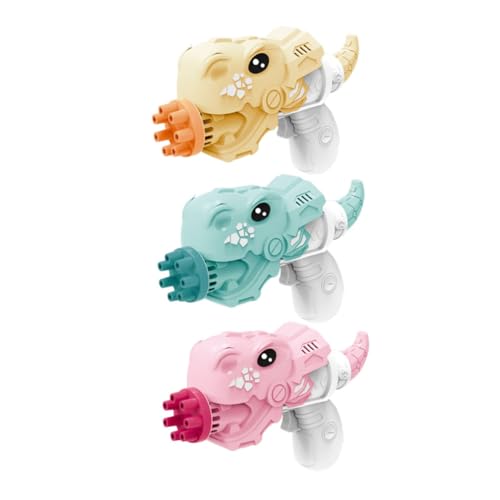 JOINPAYA 3 Stück Seifenblasenmaschine Bubble Machine for für hühner Bubble Machines kinderspielzeug Toys Seifenblasenset Dinosaurier-Blase Plastik von JOINPAYA