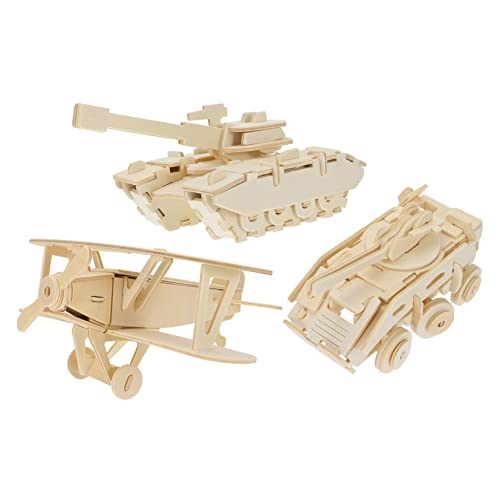 JOINPAYA 3 Stück Teiliges Holzpuzzle für Kreatives Selbstmontage Modell Fördert Vorstellungskraft für Jungen und Jahren JOINPAYA 3 Stück Teiliges Holzpuzzle für Kreatives Selbstmontage Modell Fördert Vorstellungskraft für Jungen und Jahren von JOINPAYA