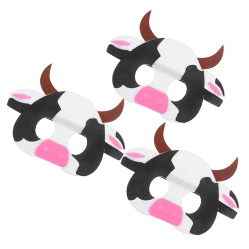 JOINPAYA 3 Stück Teiliges Kuhgesichts Masken aus Robustem Vliesstoff Wiederverwendbar Tierische Party und Cosplay Masken für Kindergarten Vorschule Karneval und Kinderveranstaltungen JOINPAYA 3 Stück Teiliges Kuhgesichts Masken aus Robustem Vliesstoff Wiederverwendbar Tierische Party und Cosplay Masken für Kindergarten Vorschule Karneval und Kinderveranstaltungen von JOINPAYA