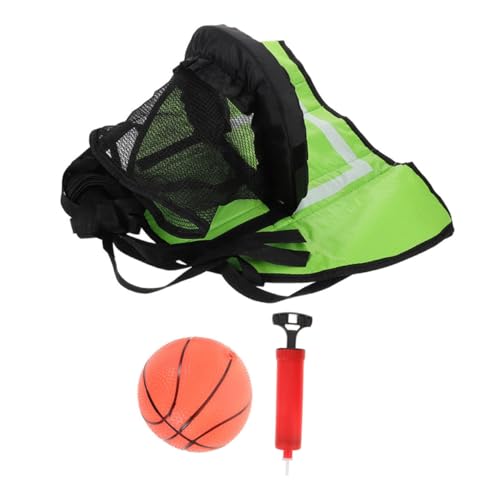 JOINPAYA 3 Stück Trampolin Basketballkorb Aufsatz Mini Basketballset mit Pumpe und Bällen Leicht Montierbar Wetterfestes Outdoor für Fördert Koordination und Bewegung von JOINPAYA