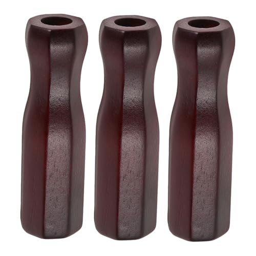 JOINPAYA 3 Stück rutschfeste Kappen – Tischfußball Holzgriffe Ersatzgriff Mit Griffen In Der Stange Rutschfester Griff Spieltischplatte Zoll Holztisch Standard Achteck von JOINPAYA