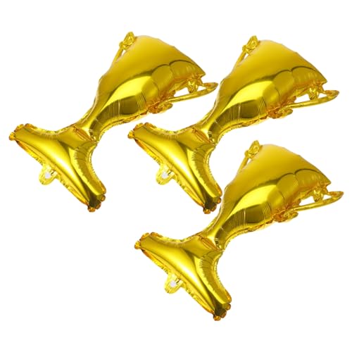 JOINPAYA Ballonstapel „congrats“ Für Die Abschlussfeier 3 Stück 50 8 Cm Große Trophäenballons Aus Aluminiumfolie von JOINPAYA