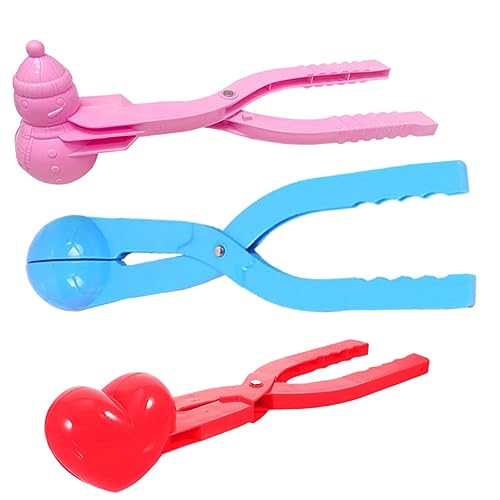 JOINPAYA 3 Stücke Clip Schneebälle Zange Schnee Feld Leichte Lustige Maker Maker Herstellung Werkzeuge Kunststoff JOINPAYA 3 Stücke Clip Schneebälle Zange Schnee Feld Leichte Lustige Maker Maker Herstellung Werkzeuge Kunststoff von JOINPAYA