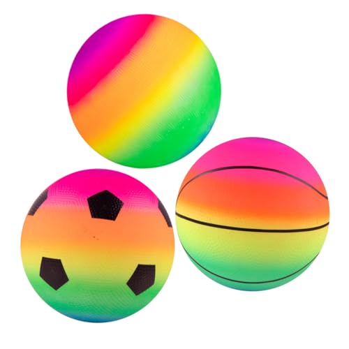 JOINPAYA Kindergarten Springspielzeug 3-teiliges Basketball-spielzeugset Soft Bouncing Für Jungen Und Mädchen Kinder Sportversorgung von JOINPAYA