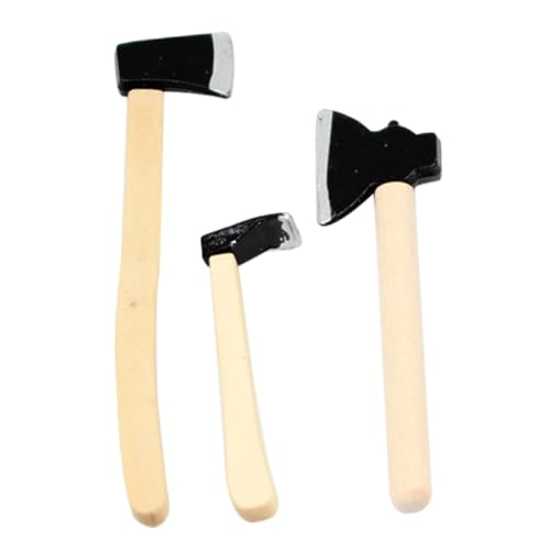 JOINPAYA 3 Teiliges Puppenhausmodell Dekorative Mini Werkzeuge Puppenhaus Gartenwerkzeug Gartenzubehör Mini Hauszubehör Kleines Hauszubehör Mini Szenenlayout Mini von JOINPAYA