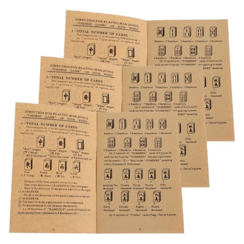 JOINPAYA 3-teiliges Mahjong-lernhandbuch: Chinesisches Mahjong-Handbuch Mit Illustrierten Anweisungen Zum Schnellen Lernen Für Familienspaß Und Gesellige Zusammenkünfte JOINPAYA 3-teiliges Mahjong-lernhandbuch: Chinesisches Mahjong-Handbuch Mit Illustrierten Anweisungen Zum Schnellen Lernen Für Familienspaß Und Gesellige Zusammenkünfte von JOINPAYA