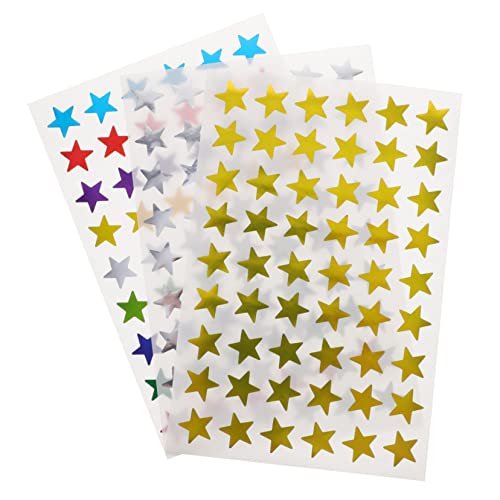 JOINPAYA 30 Blatt Bunte Sternaufkleber Kinderversorgung Aufkleber Belohnen Dekorative Kinderaufkleber Kleine Belohnungsaufkleber Cartoon-Sterne-Aufkleber Entzückende Kinderaufkleber Papier von JOINPAYA