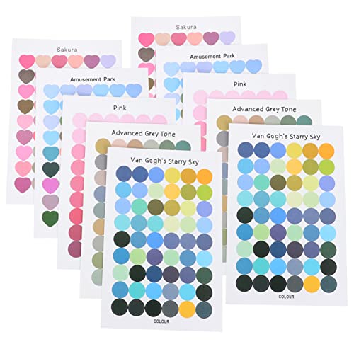 JOINPAYA 30 Blatt dekorative Aufkleber briefumschläge Farb-Scrapbooking-Aufkleber Aufkleber für Geschenkverpackungen Dekorationsaufkleber Scrapbook-Aufkleber Papier von JOINPAYA