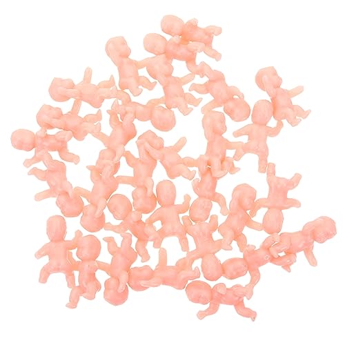 JOINPAYA 30 Stck. Teiliges Niedlicher Kleiner Plastikbabys für Partydekorationen Langlebige Detailreiche Babypuppen Hautfarbe für Babypartys Feste und DIY von JOINPAYA