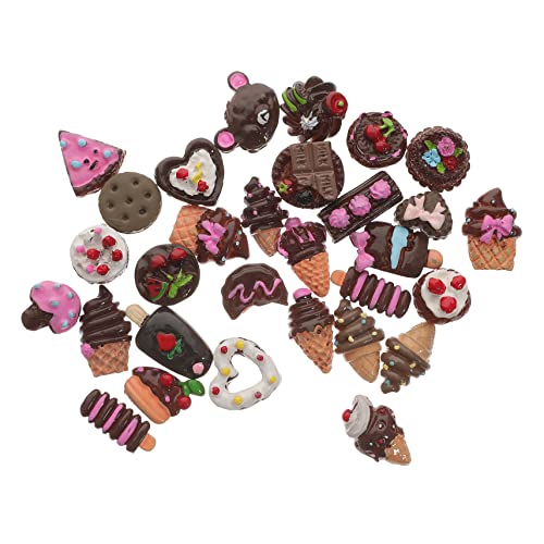 JOINPAYA 30 Stück DIY Harz Zubehör Gefälschte Desserts Mini - Lebensechter Nachtisch Winziges Modell Tischdekoration Für Desserts Requisiten Für Den Dessertladen Coffee Plastik JOINPAYA 30 Stück DIY Harz Zubehör Gefälschte Desserts Mini - Lebensechter Nachtisch Winziges Modell Tischdekoration Für Desserts Requisiten Für Den Dessertladen Coffee Plastik von JOINPAYA
