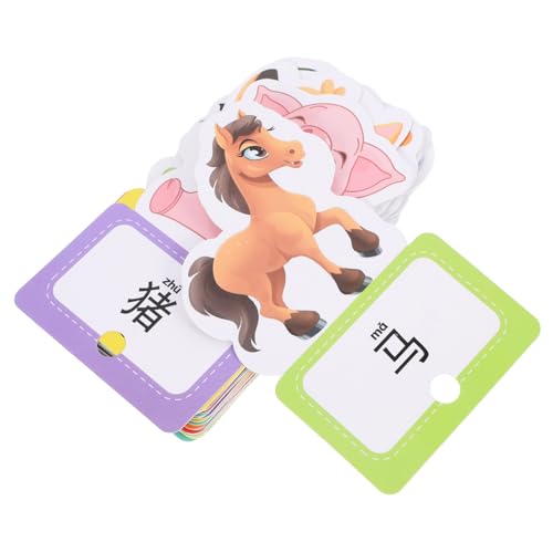 JOINPAYA 30 Stück Früherziehungskarten kinderspiele englisch Lernen lernspielzeug kindererziehung Kleinkind-Flash-Karte Englische Lernkarten Kinderzubehör Papier von JOINPAYA