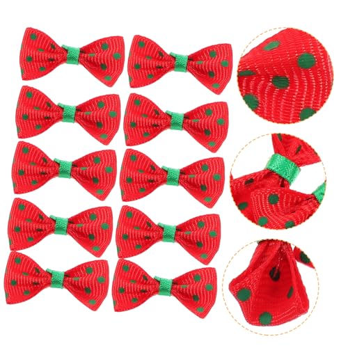 JOINPAYA 30 Stück Mini-Fliege Dekoration Artikel winzig Ding Stirnbänder haaraccessoires Weihnachten mini Buch Geschenkidee Bögen zum Basteln Schleifen-Ornamente verpacken Stoff von JOINPAYA