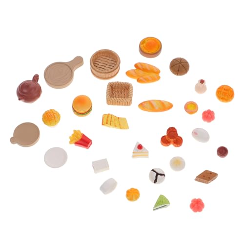 JOINPAYA Puppenhaus Küche 30 Stücke Harz Miniatur Lebensmittel Pretend Spielen Set JOINPAYA Puppenhaus Küche 30 Stücke Harz Miniatur Lebensmittel Pretend Spielen Set von JOINPAYA