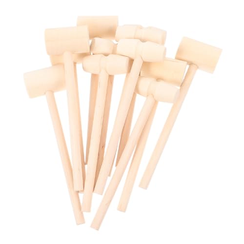 JOINPAYA 30 Stück Teiliges Mini Holzspielzeug Hämmer Originelles Klopfspielzeug für Kleinkinder Sicherer Kleiner Holzhammer mit Glatten Kanten Fördert Rhythmusgefühl und Frühe Musikalität von JOINPAYA