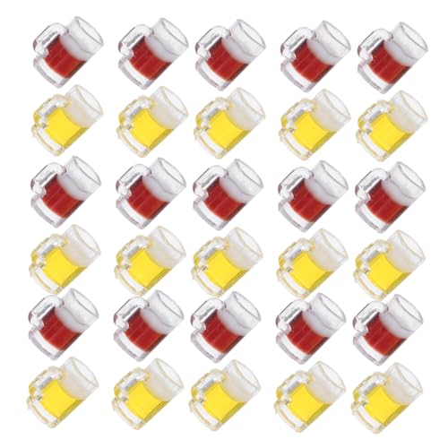 JOINPAYA 30 Stück Teiliges Miniatur Bierkrug Realistische Miniatur Biergläser aus Resin Klare Mini Becher Detailreiche Puppenhaus Dekoration für Bar Tisch und DIY Mikro-szenen JOINPAYA 30 Stück Teiliges Miniatur Bierkrug Realistische Miniatur Biergläser aus Resin Klare Mini Becher Detailreiche Puppenhaus Dekoration für Bar Tisch und DIY Mikro-szenen von JOINPAYA