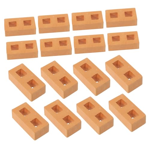 JOINPAYA 30 Stück Teiliges Miniatur Ziegelsteine Glatte Oberfläche Stapelbar DIY Puppenhaus für Sandkasten Bastelset für Architekturmodelle Kinderzimmer Dekoration Motorischer Fähigkeiten JOINPAYA 30 Stück Teiliges Miniatur Ziegelsteine Glatte Oberfläche Stapelbar DIY Puppenhaus für Sandkasten Bastelset für Architekturmodelle Kinderzimmer Dekoration Motorischer Fähigkeiten von JOINPAYA